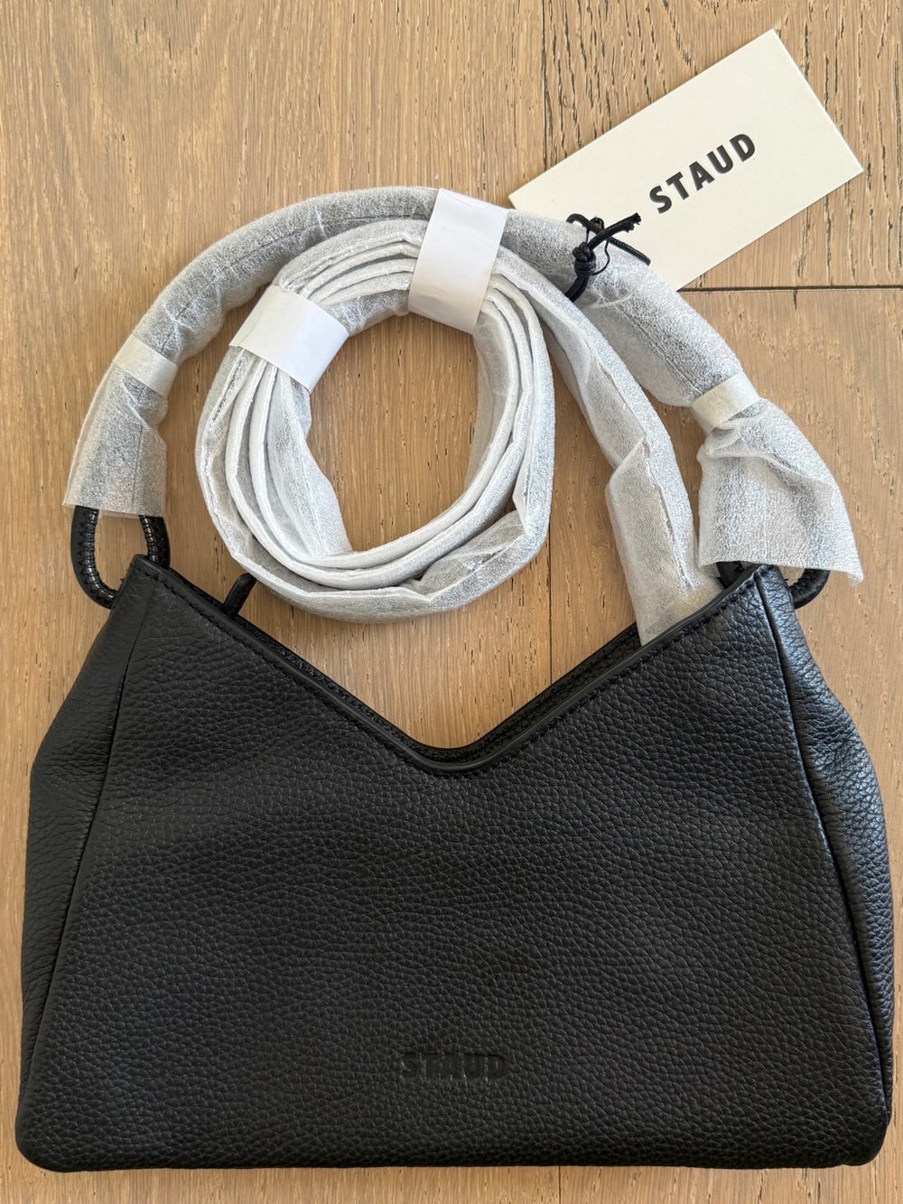 STAUD Valerie Shoulder Bag Black NWT